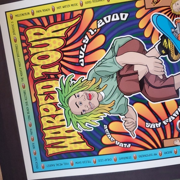 Vans Warped Tour 2000 Event Poster - Picture 2 of 3